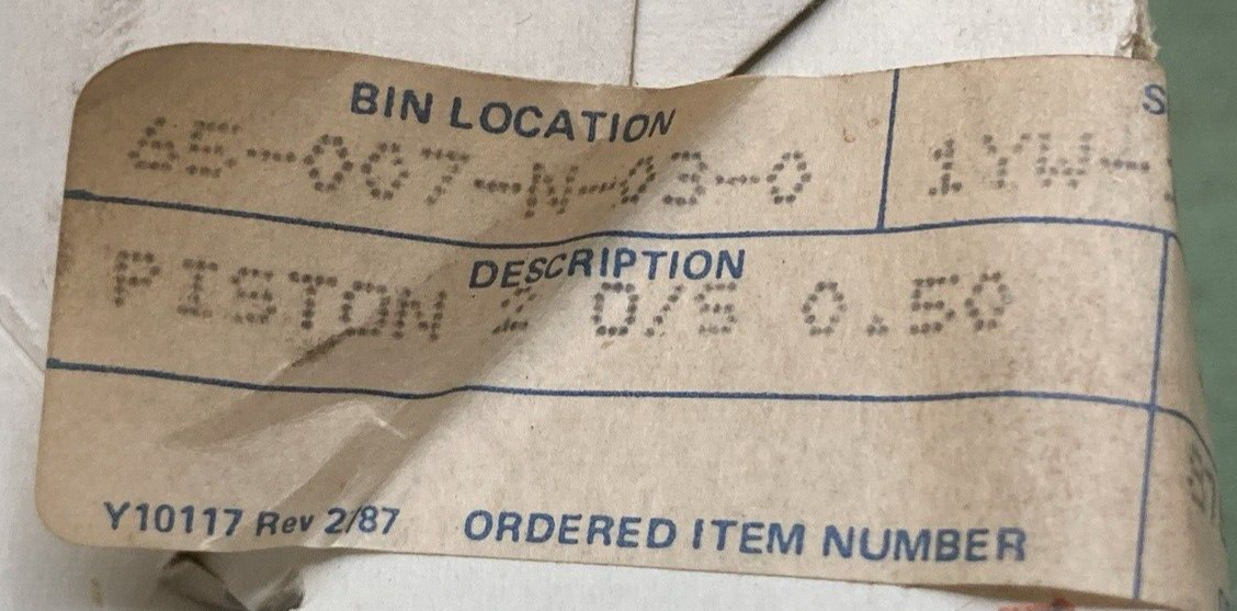 NEW GENUINE YAMAHA 1YW-11636-00 PISTON 2ND 0.50 O/S