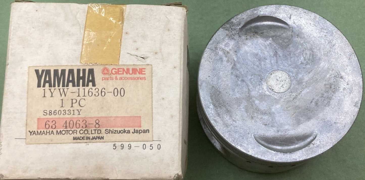 NEW GENUINE YAMAHA 1YW-11636-00 PISTON 2ND 0.50 O/S