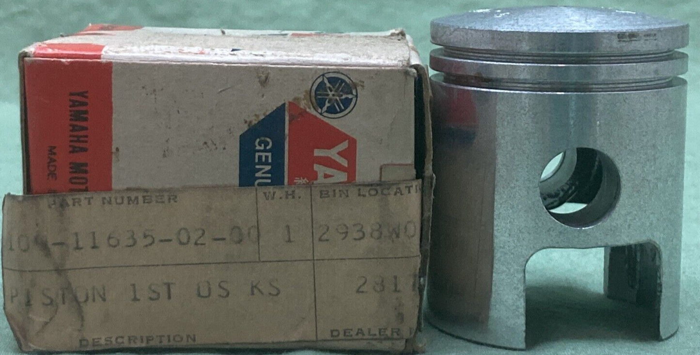 NEW GENUINE YAMAHA 109-11635-02 PISTON 1ST O/S KS