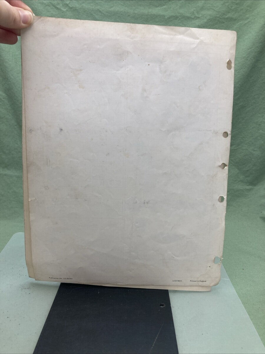 LUCAS GIRLING CE 825/67 EQUIPMENT AND SERVICE PARTS 1967 NORTON MATCHLESS