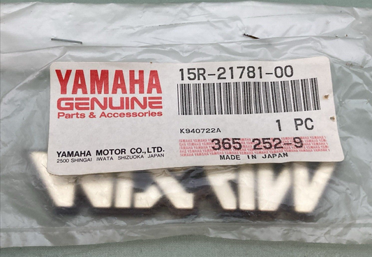 NEW GENUINE YAMAHA 15R-21781-00 Emblem 1