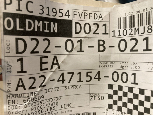 NEW GENUINE FRIEGHTLINER A22-47154-001 1 HARDLINE-A/C