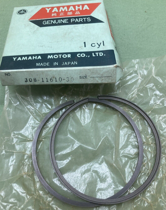 NEW GENUINE YAMAHA 308-11610-30 PISTON RING SET