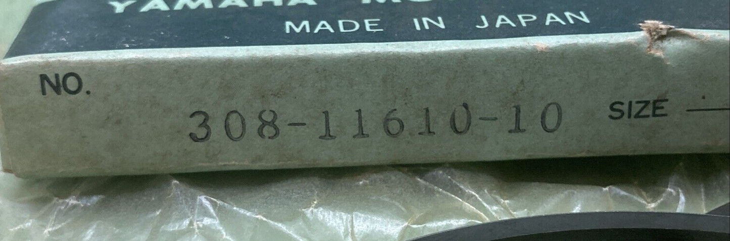 NEW GENUINE YAMAHA 308-11610-10 PISTON RING SET