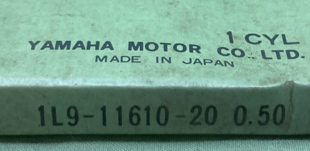 NEW GENUINE YAMAHA 1L9-11610-20 PISTON RING SET 2ND 0.50