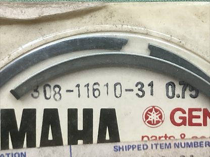 NEW GENUINE YAMAHA 308-11610-31 PISTON RING SET 3RD 0.75