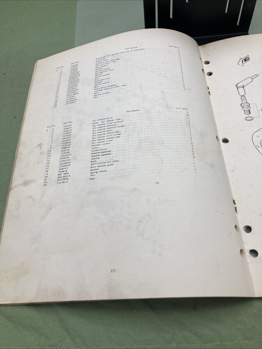 HODAKA 709510A Z50/SL OWNERS MANUAL AND ILLUSTRATED PARTS LIST