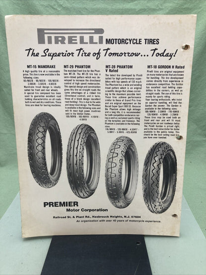 MOTO GUZZI PARTS PRICE LIST 1982