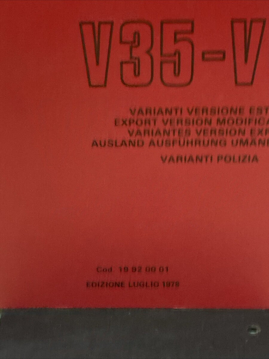 MOTO GUZZI V35-V50 MANUAL 1978