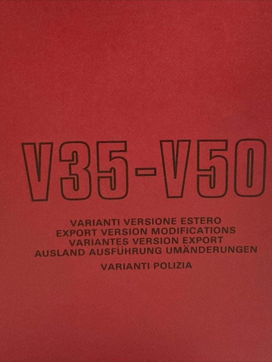 MOTO GUZZI V35-V50 MANUAL 1978