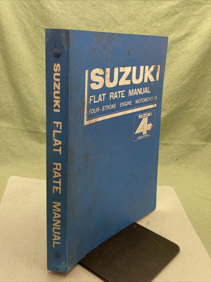 GENUINE SUZUKI FLAT RATE MANUAL FOUR-STROKE ENGINE MOTORCYCLES