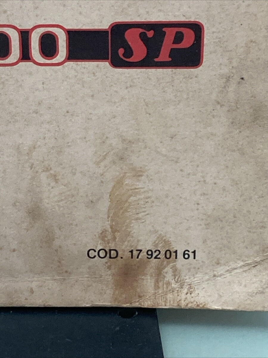 MOTO GUZZI V1000 G5 WORKSHOP MANUAL 1000 SP COD. 17920161