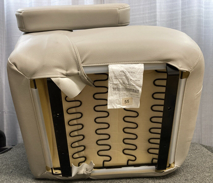 NEW GENUINE QWEST PONTOONS 791775 CHAIR, MRN 21054 MED PLTNM BLK LOGO