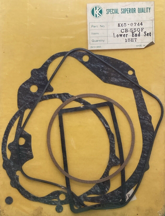 NEW KK K65-0744 GASKET KIT LOWER END FITS HONDA CB550F COMPLETE