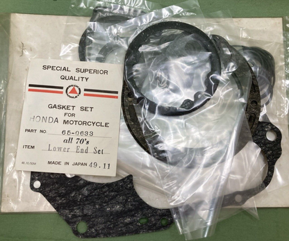 NEW GENUINE BECK ARNLEY 65-0633 GASKET SET LOWER END W/ EXTRA PARTS SEE PHOTOS