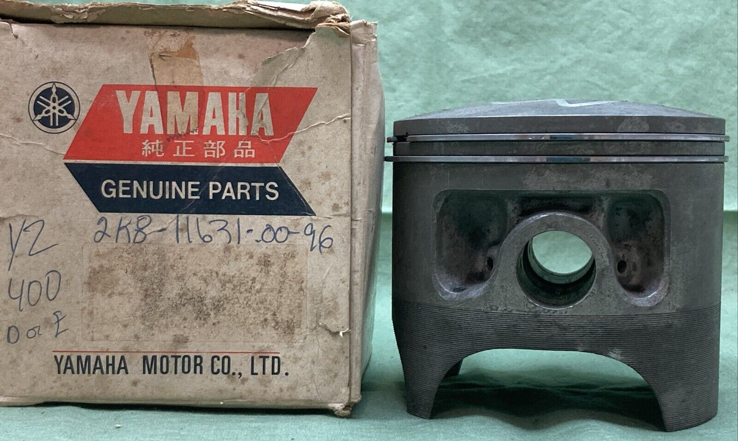 NEW GENUINE YAMAHA 2K8-11631-00-96 PISTON & RINGS