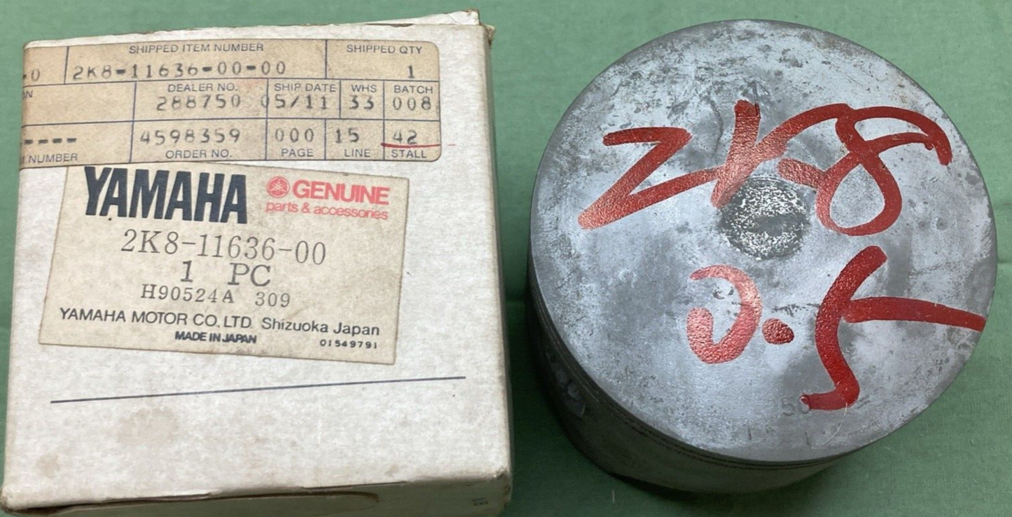 NEW GENUINE YAMAHA 2K8-11636-00 PISTON 2ND