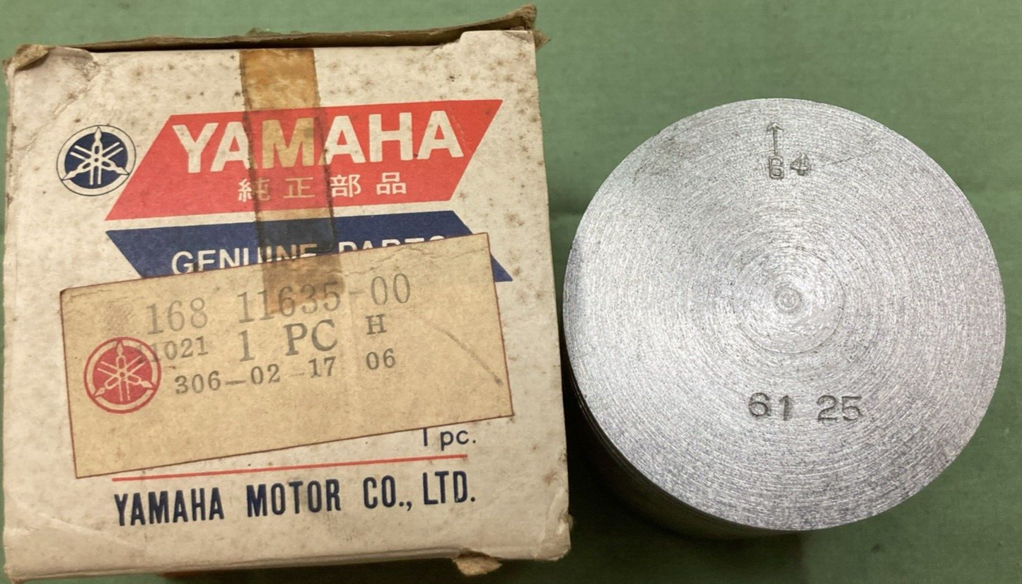 NEW GENUINE YAMAHA 168-11635-00 PISTON