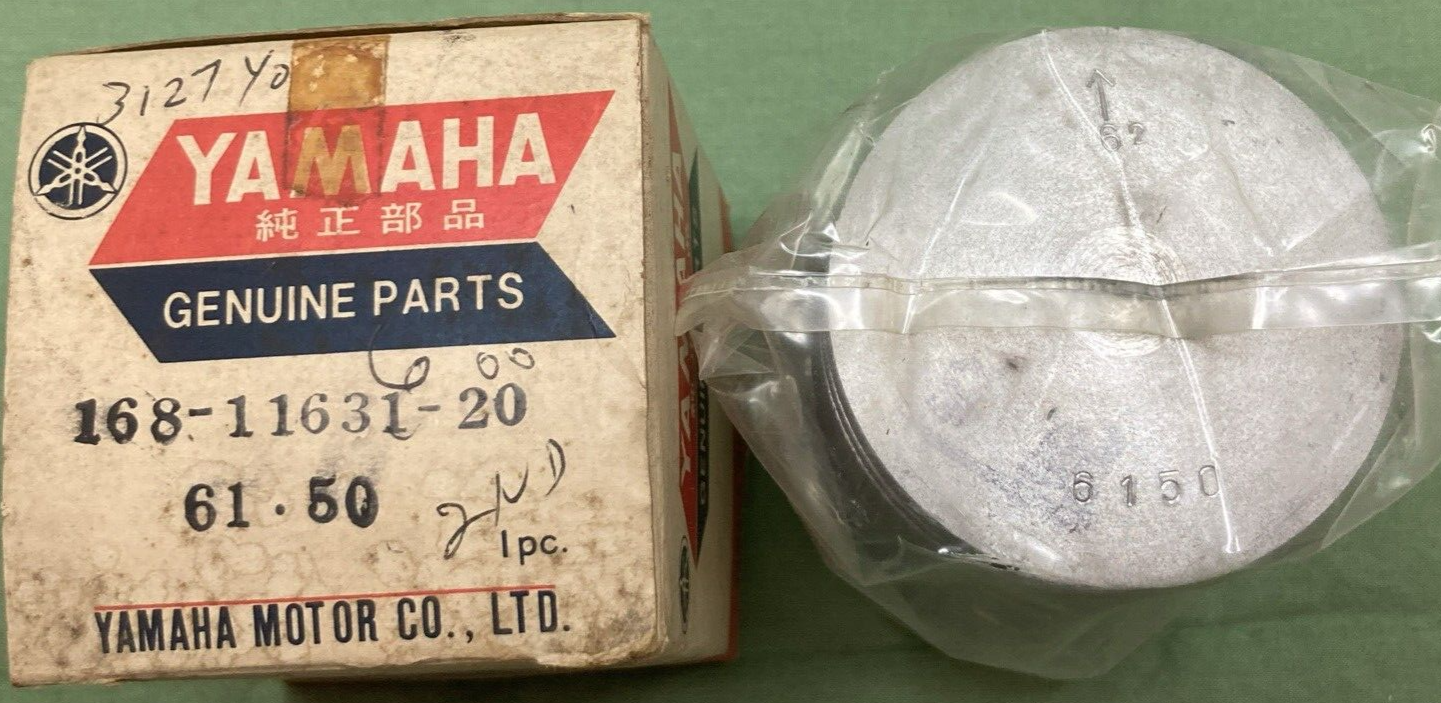 NEW GENUINE YAMAHA 168-11631-20 PISTON 61.50
