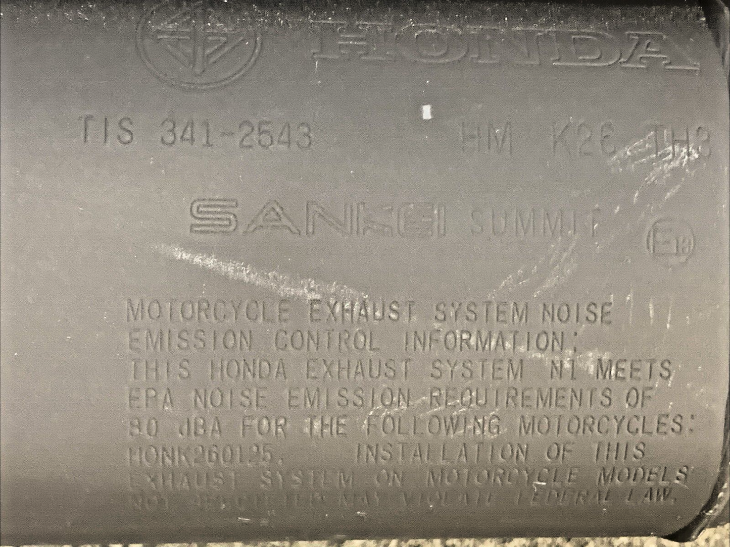 NEW GENUINE HONDA 18300-K26-G01 Muffler Sub Assembly 2022 GROM125