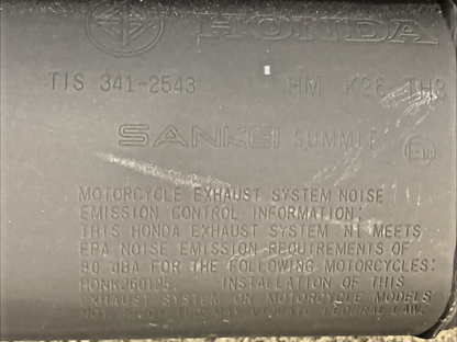 NEW GENUINE HONDA 18300-K26-G01 Muffler Sub Assembly 2022 GROM125