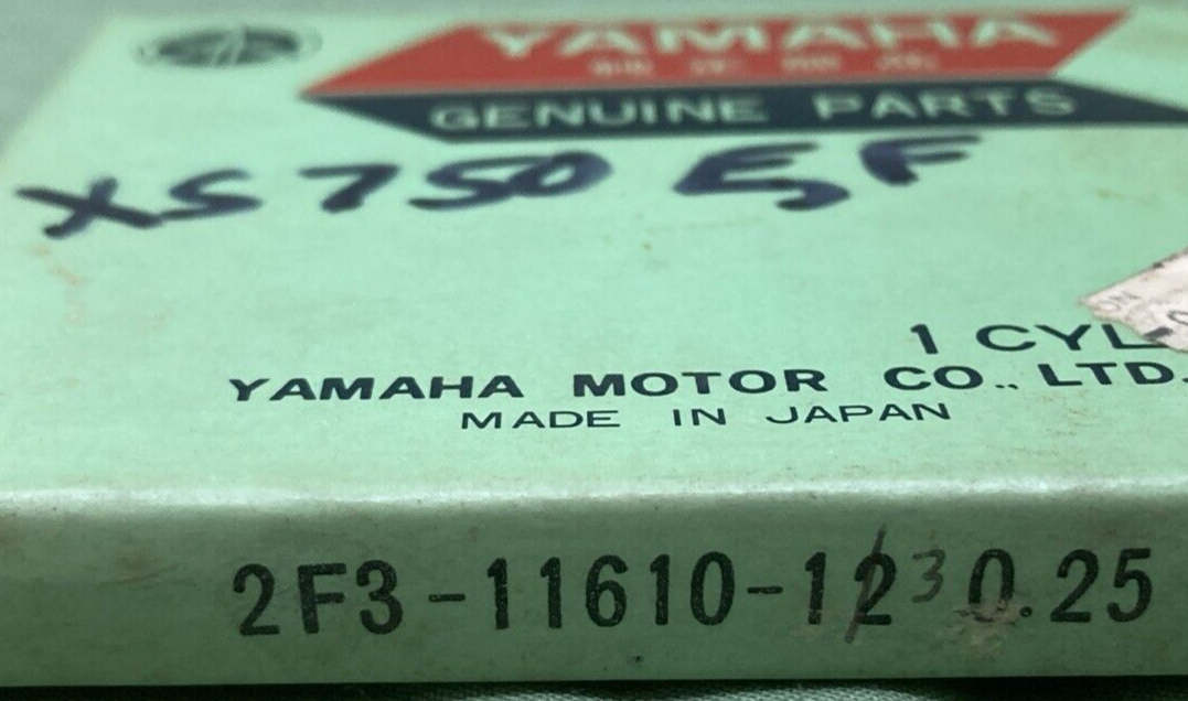 NEW GENUINE YAMAHA 2F3-11610-12 PISTON RING SET 0.25
