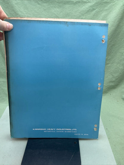 GENUINE KAWASAKI 99997-516 MODEL 100:G5 PARTS CATALOGUE