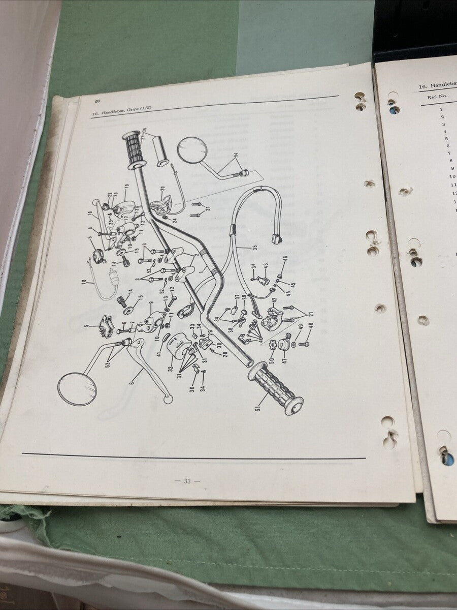 GENUINE KAWASAKI 99997-516 MODEL 100:G5 PARTS CATALOGUE