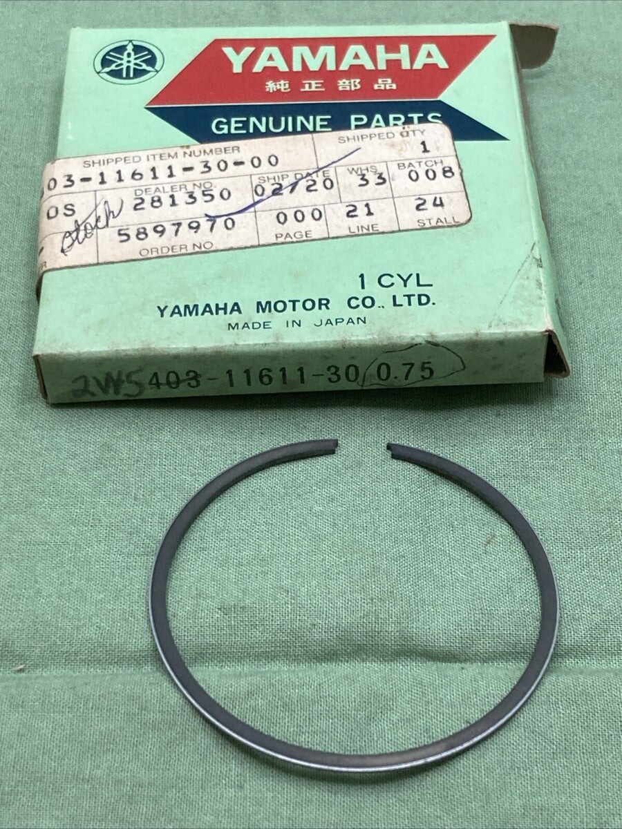 NEW GENUINE YAMAHA 403-11611-30 PISTON RING 0.75 3RD O/S