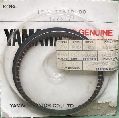 NEW GENUINE YAMAHA 15A-11610-00 PISTON RING SET STD