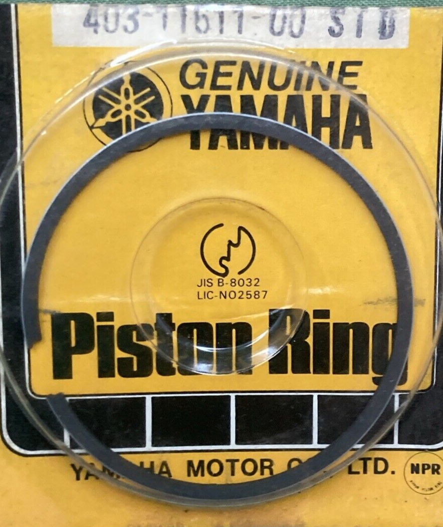 NEW GENUINE YAMAHA 403-11611-00 PISTON RING STD