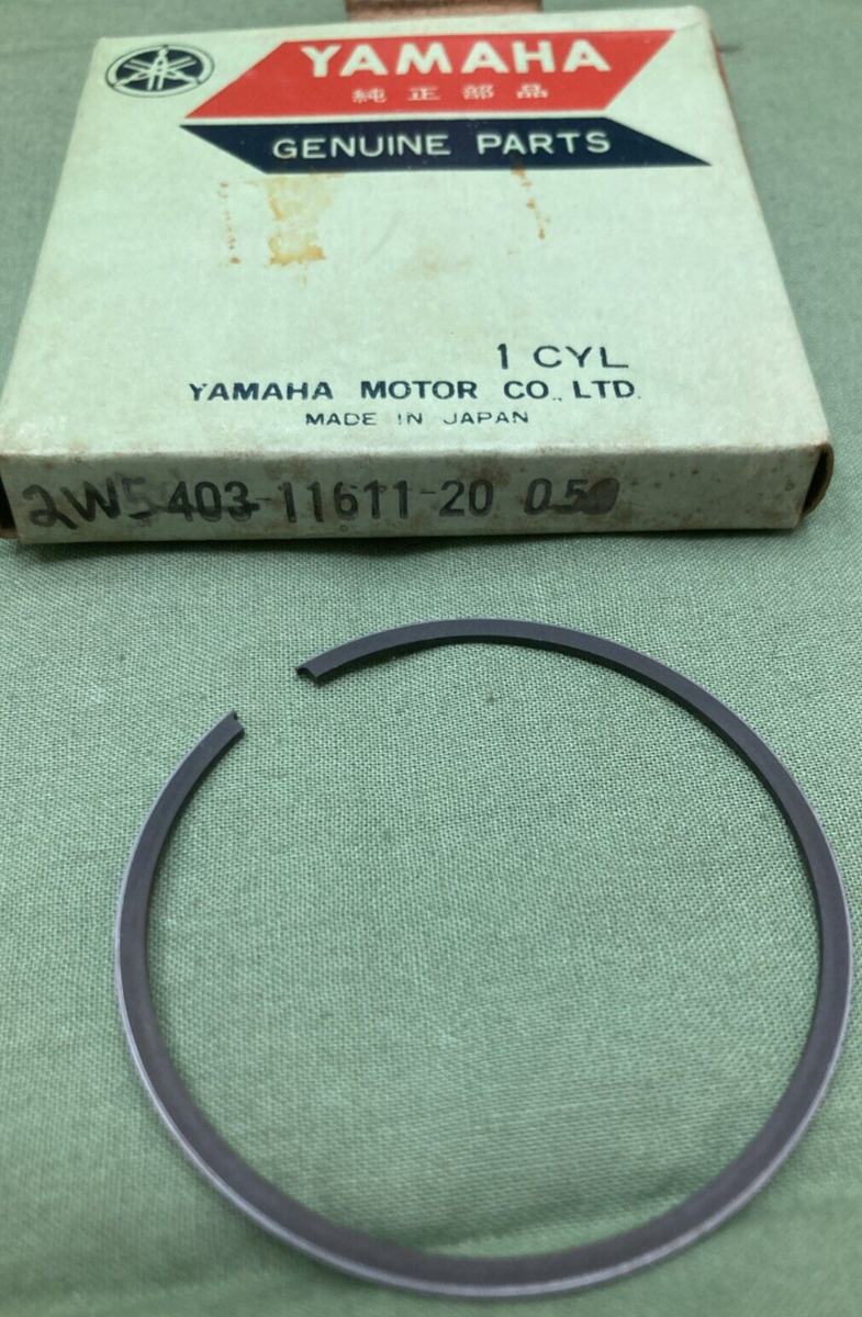 NEW GENUINE YAMAHA 403-11611-20 PISTON RING 2ND 0.50 O/S