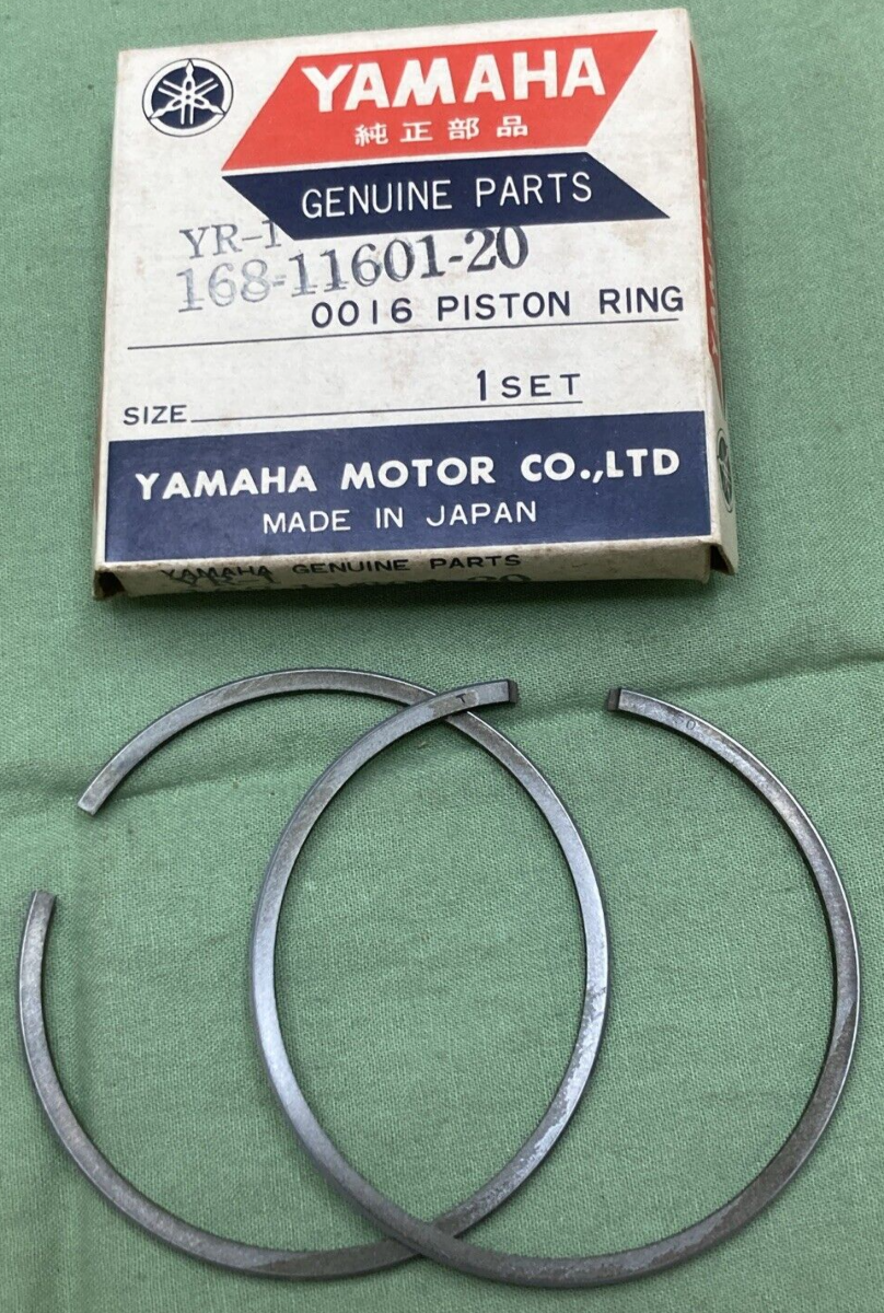 NEW GENUINE YAMAHA 168-11601-20 PISTON RING SET 0.50