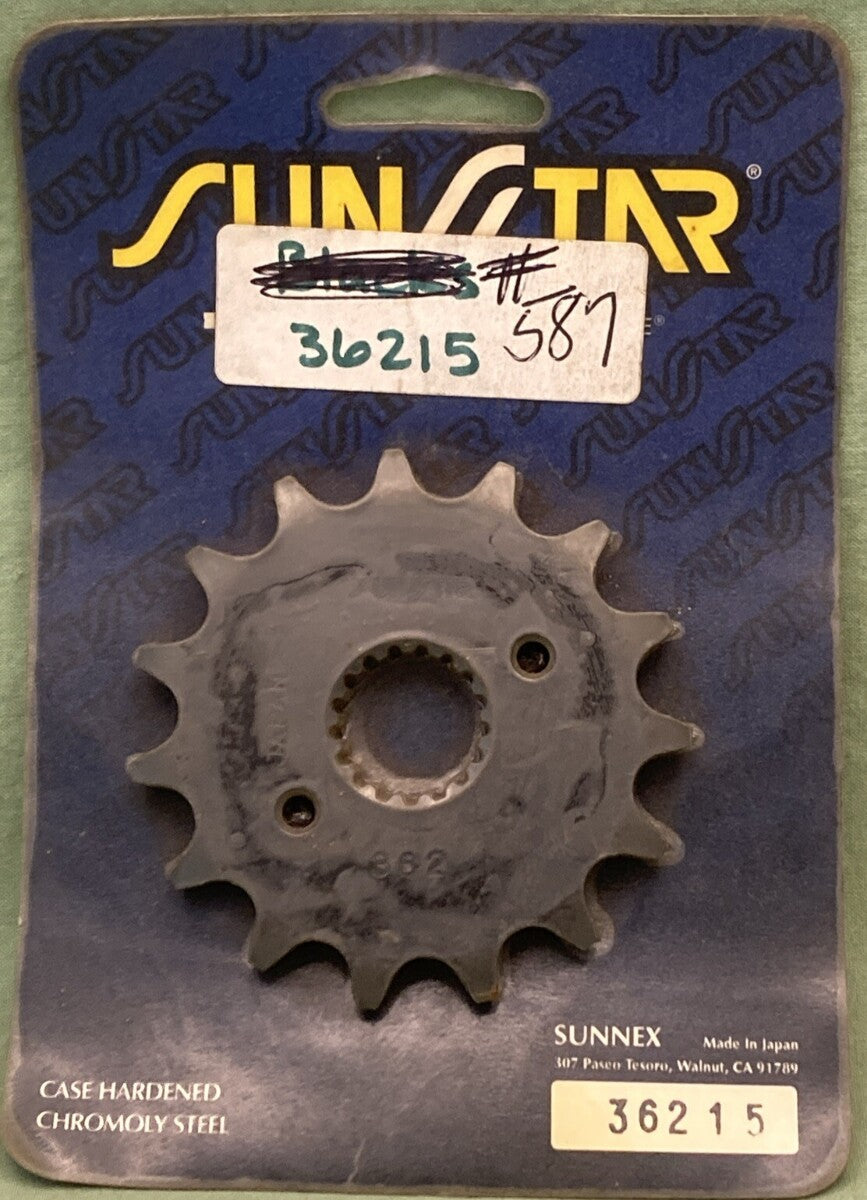NEW GENUINE SUNSTAR 36215 FRONT SPROCKET