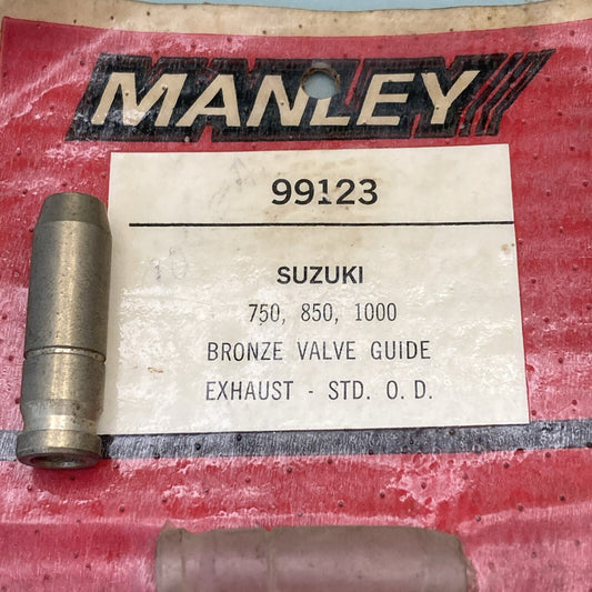 NEW GENUINE MANLEY 99123 EXHAUST BRONZE VALVE GUIDE SUZUKI 750 850 1000