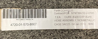 NEW GENUINE CANTWELL CULLEN Hydraulic Division CCH10525 Hose Assembly Nonmetalli