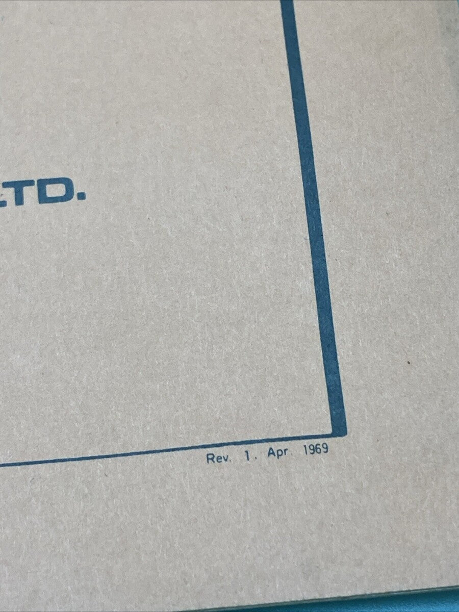 GENUINE KAWASAKI SERVICE MANUAL APPENDIX-2 BATTERY 1969