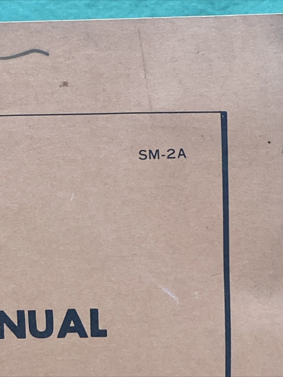 KAWASAKI SM-2A SERVICE MANUAL SUPPLEMENT CAPACITOR DISCHARGE IGNITION SYSTEM '70