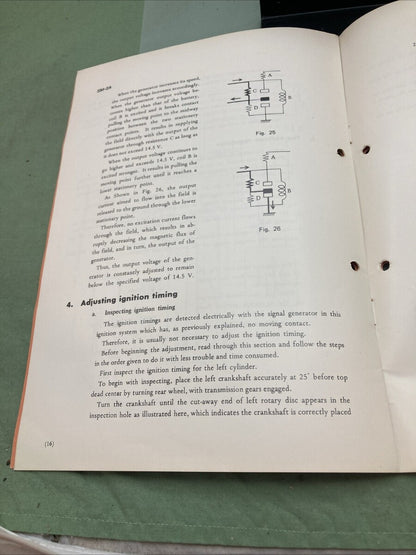 KAWASAKI SM-2A SERVICE MANUAL SUPPLEMENT CAPACITOR DISCHARGE IGNITION SYSTEM '70