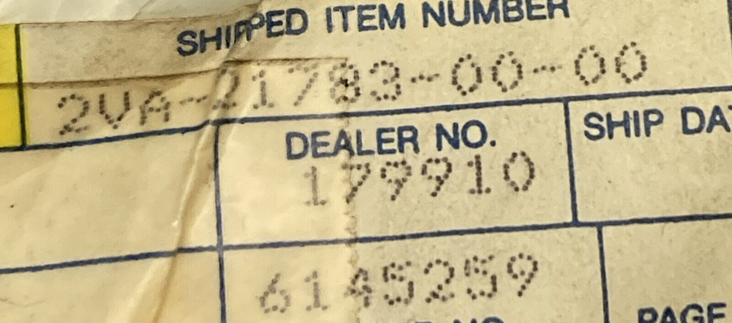 NEW GENUINE YAMAHA 2VA-21783-00-00 Emblem 3 OCEAN BLUE