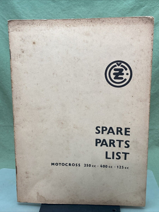 MOTOCROSS 250CC 400CC 125CC SPARE PARTS LIST