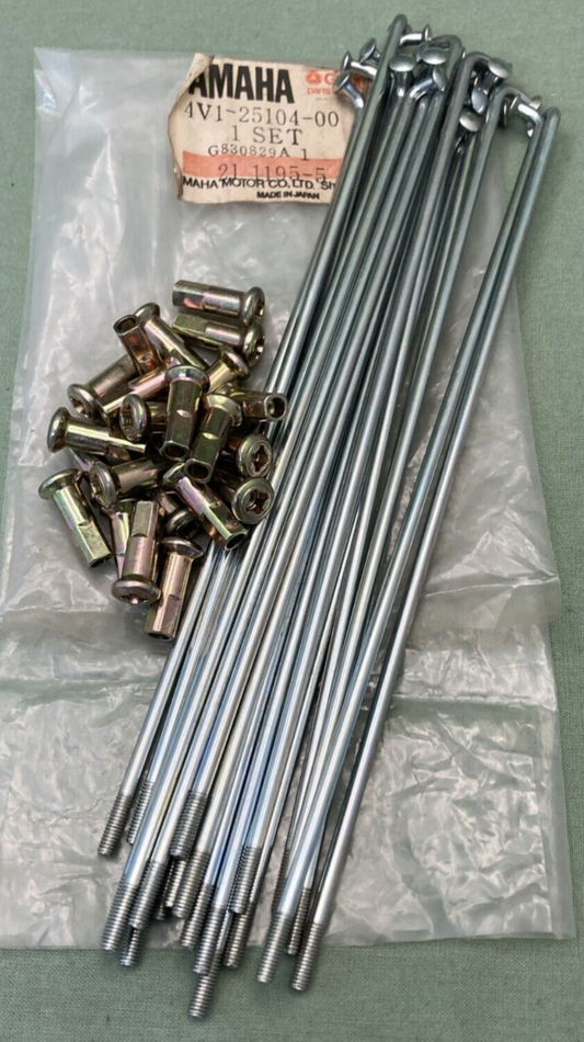 NEW GENUINE YAMAHA 4V1-25104-00 Spoke Set, Front