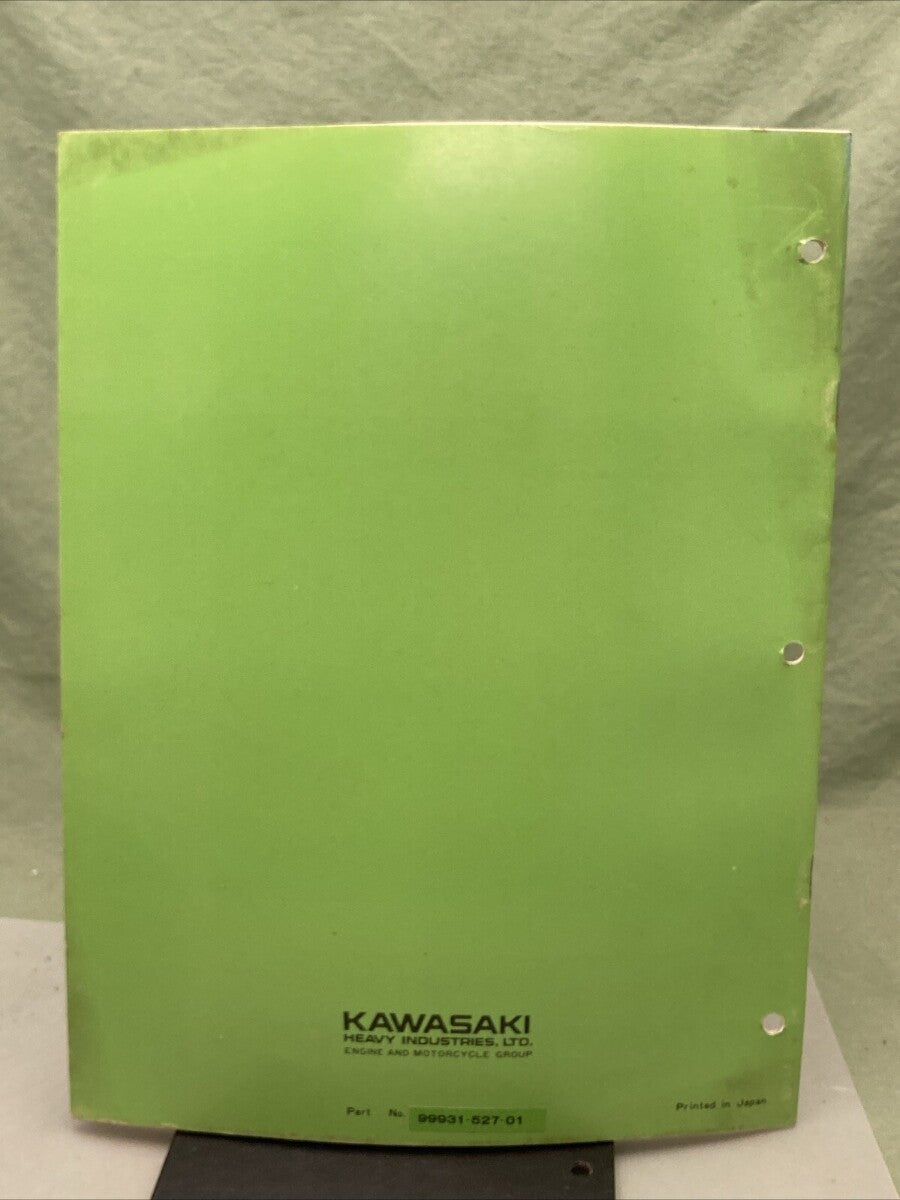 GENUINE KAWASAKI 99931-527-01 KZ200-A1 MOTORCYCLE ASSEMBLY AND PREP MANUAL 1976