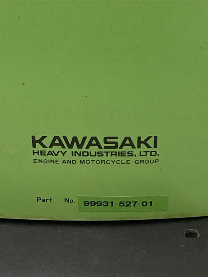 GENUINE KAWASAKI 99931-527-01 KZ200-A1 MOTORCYCLE ASSEMBLY AND PREP MANUAL 1976