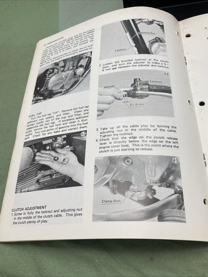 GENUINE KAWASAKI 99931-527-01 KZ200-A1 MOTORCYCLE ASSEMBLY AND PREP MANUAL 1976