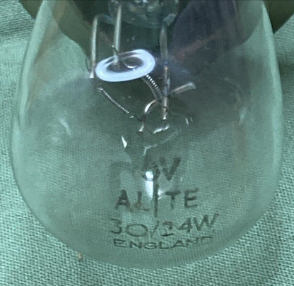 NEW GENUINE ALITE A63 LAMP BULB 6v 30/24W DC/BPF BULB #312