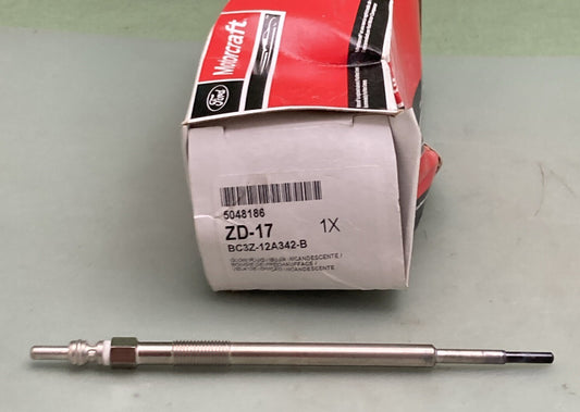 NEW GENUINE FORD MOTORCRAFT ZD-17 GLOW PLUG FITS 11-12 F350 SUPER DUTY