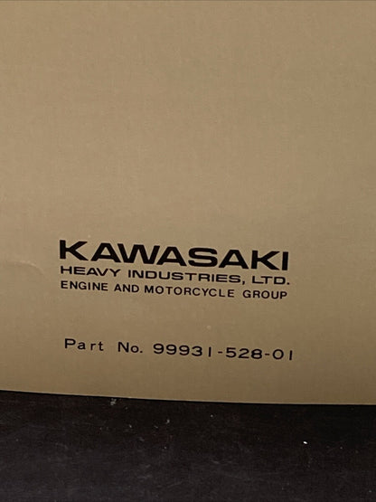 GENUINE KAWASAKI 99931-528-01 KE250-B1 MOTORCYCLE ASSY AND PREP MANUAL 1976