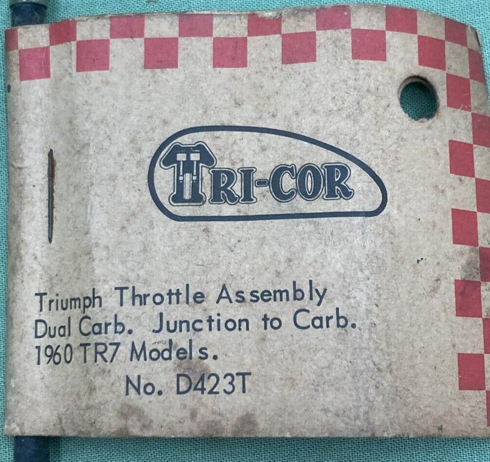 NEW TRI-CORE D423T THROTTLE CABLE DUAL CARB JUNCTION TO CAR FITS TRIUMPH TR7