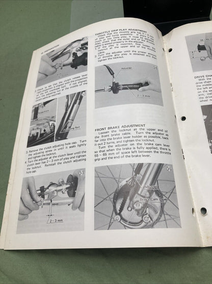 GENUINE KAWASAKI 99931-513-01 KD125-A2 MOTORCYCLE ASSY AND PREP MANUAL 1976